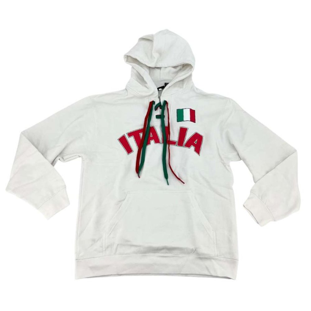Pennant Sportswear | Men's Face Off Italia Hoodie | White | Size S